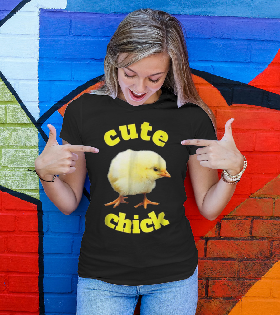 Cute Chick Fluffy Baby Chicken T-Shirt
