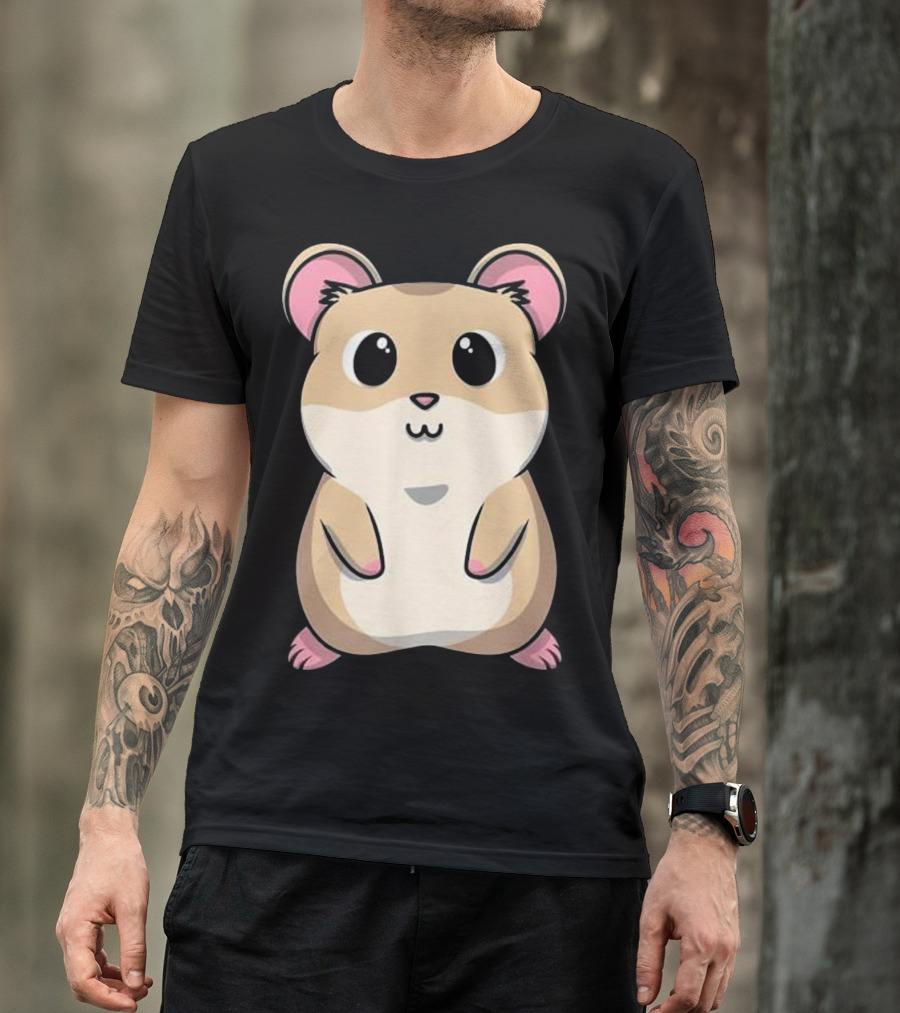 Baby Hamster Cute And Cuddly Rodent Pet Anim Kawaii T-Shirt