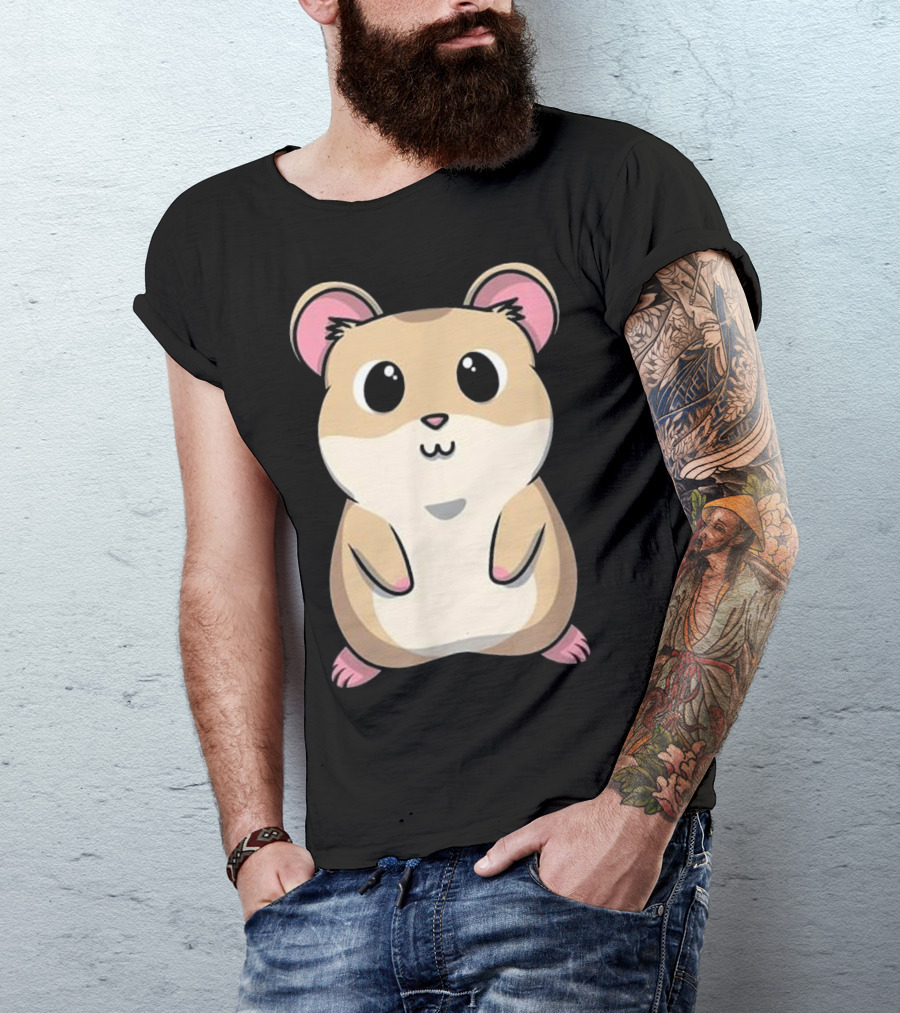 Baby Hamster Cute And Cuddly Rodent Pet Anim Kawaii T-Shirt