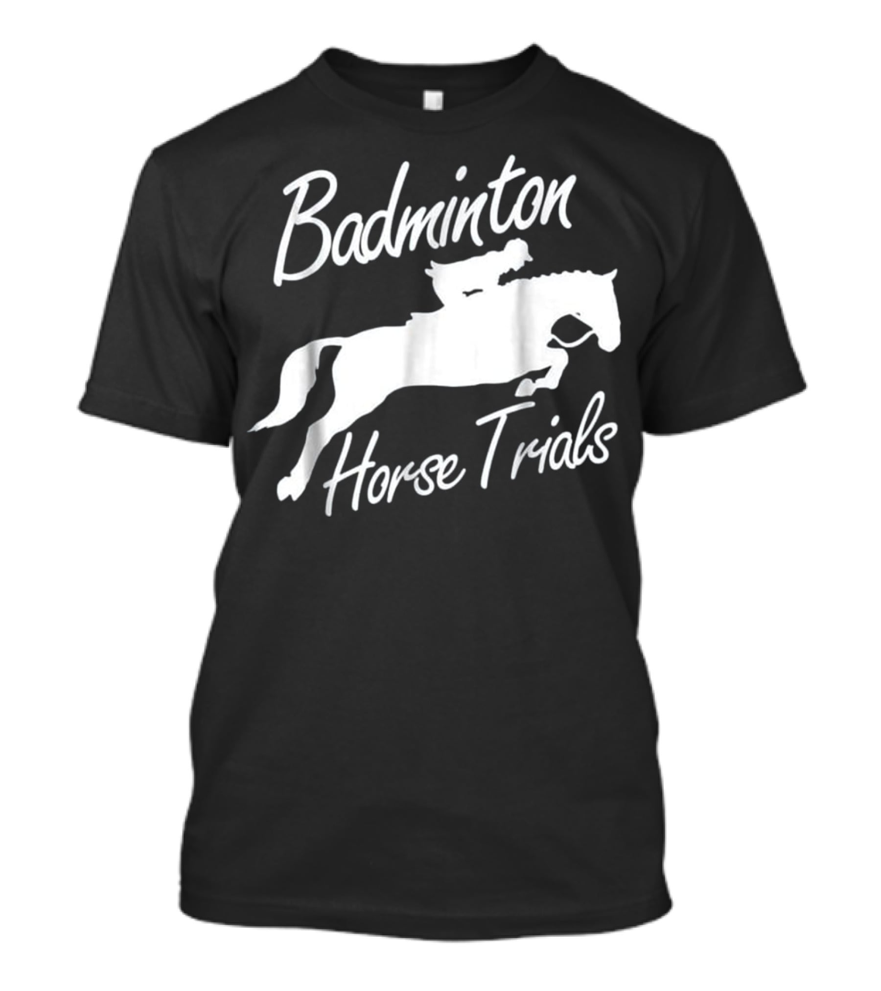 Badminton Horse Trials Sport Lover Horse Jumping Event T-Shirt