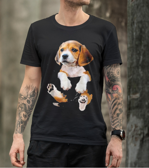 Beagle In Big Pocket T-Shirt