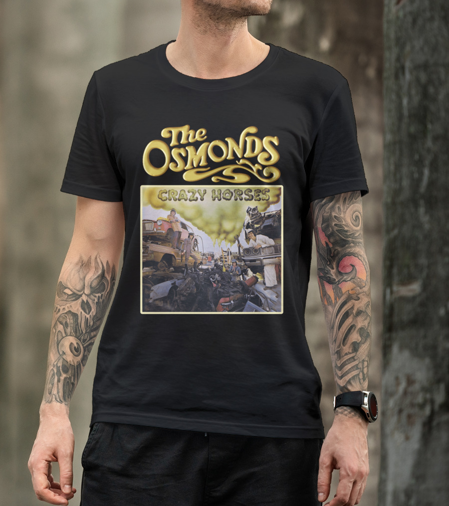 The Osmonds Crazy Horses Album Cover T-Shirt