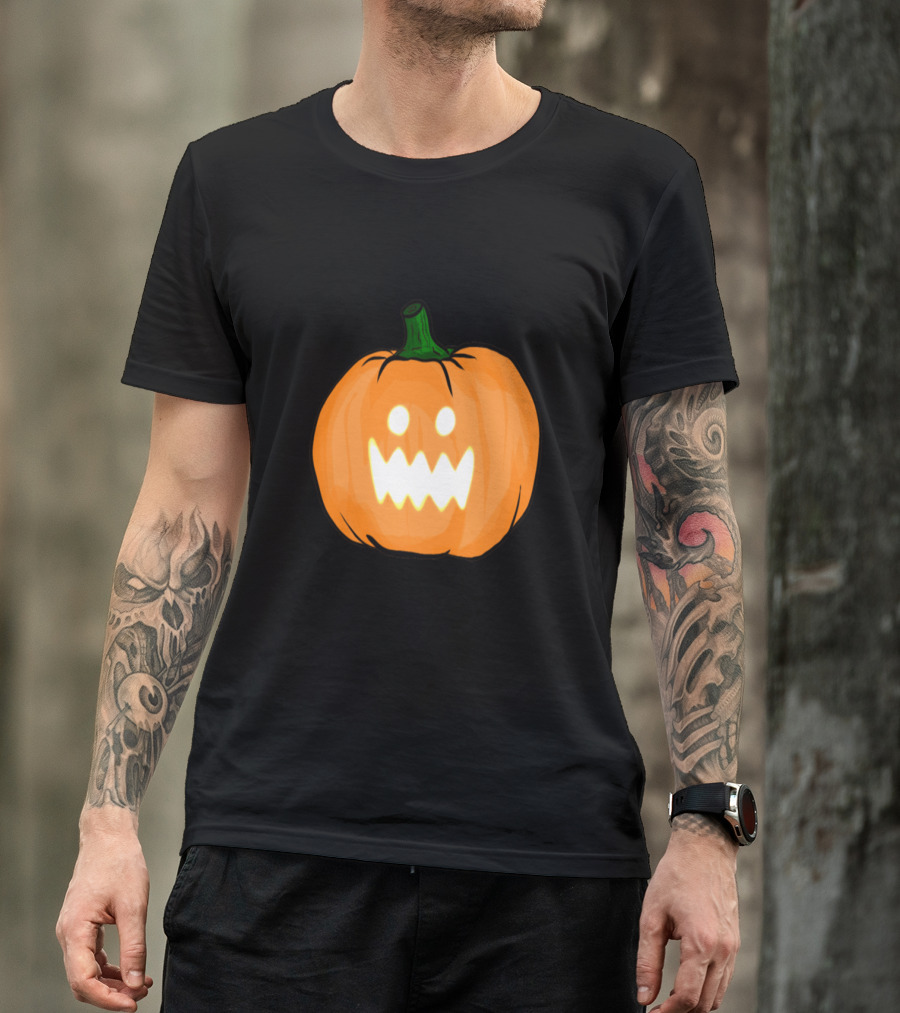 Helloween Jack-O'-Lantern Pumpkin T-Shirt