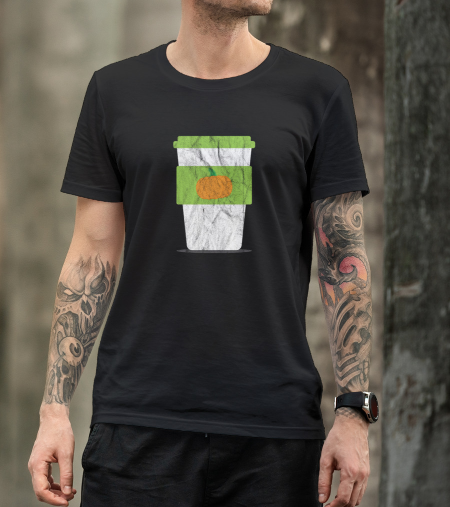 Halloween Pumpkin Coffee Cup T-Shirt