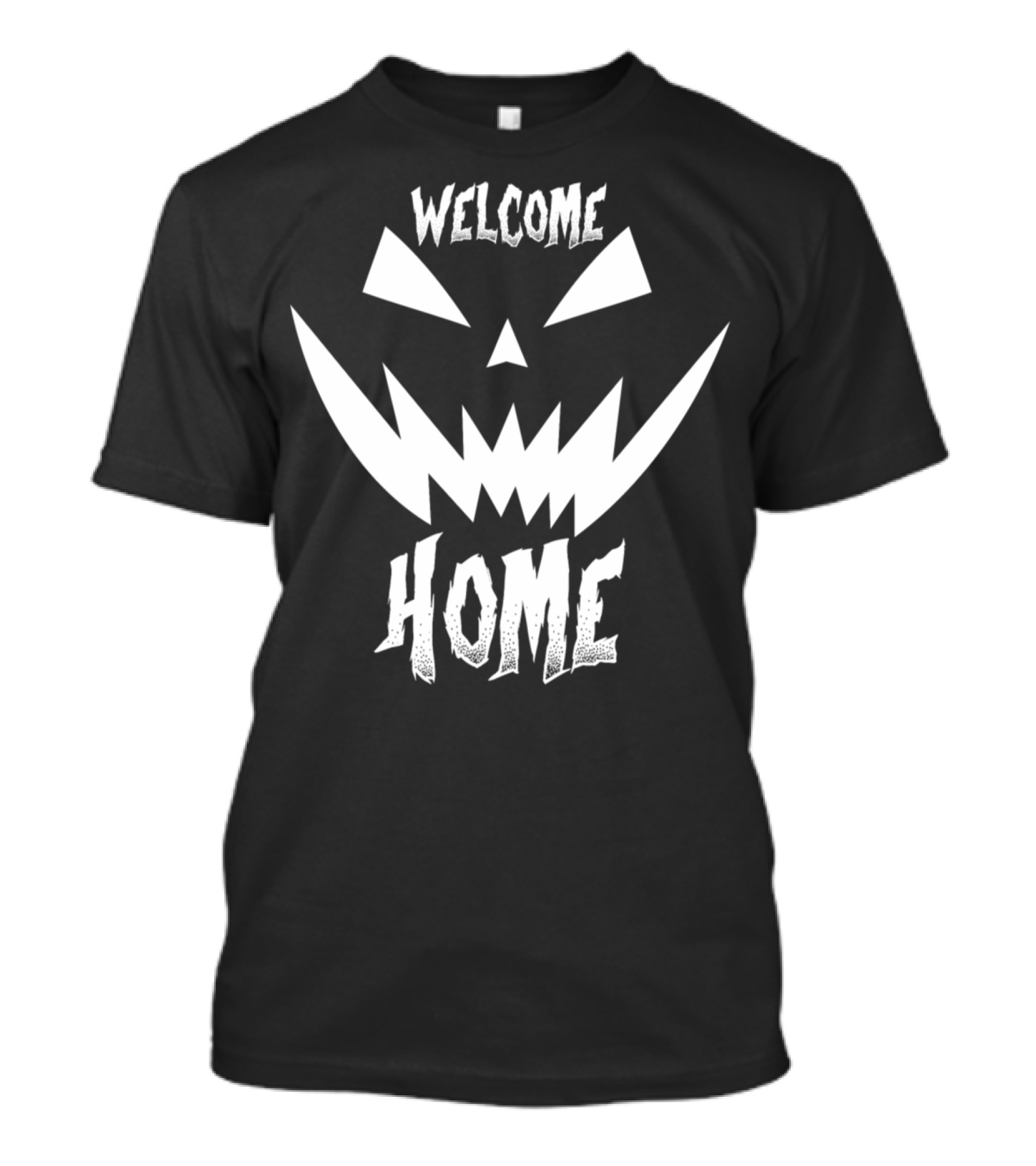 Welcome Home Halloween Pumpkin White T-Shirt