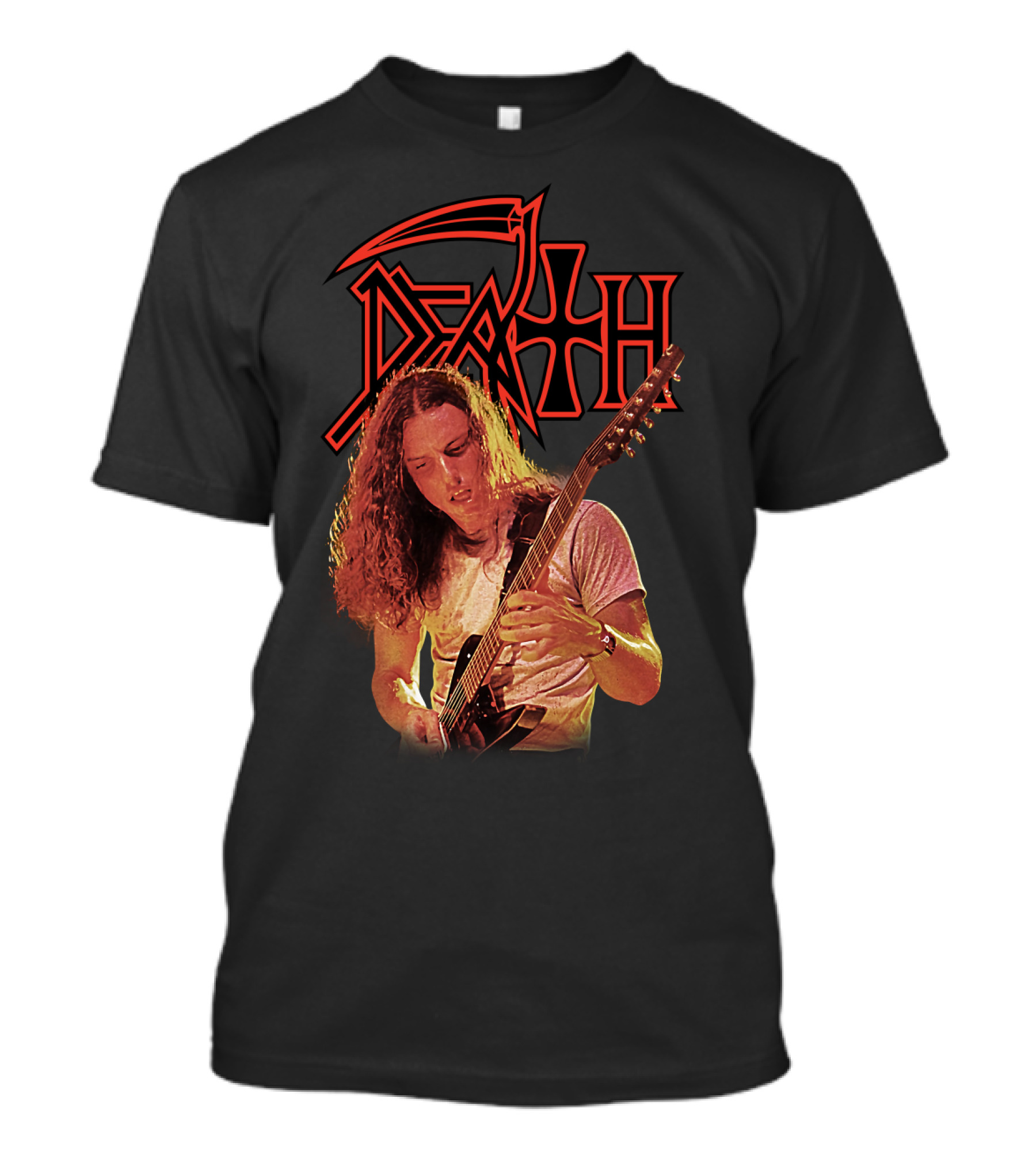 Chuck Schuldiner DEATH Metal Band Iconic Guitarist T-Shirt
