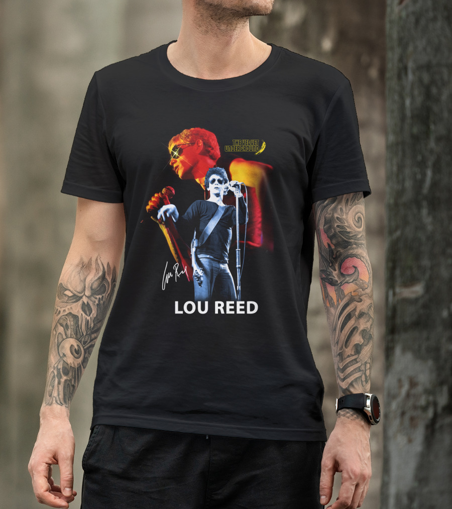 Lou Reed Velvet Underground Iconic Performance T-Shirt