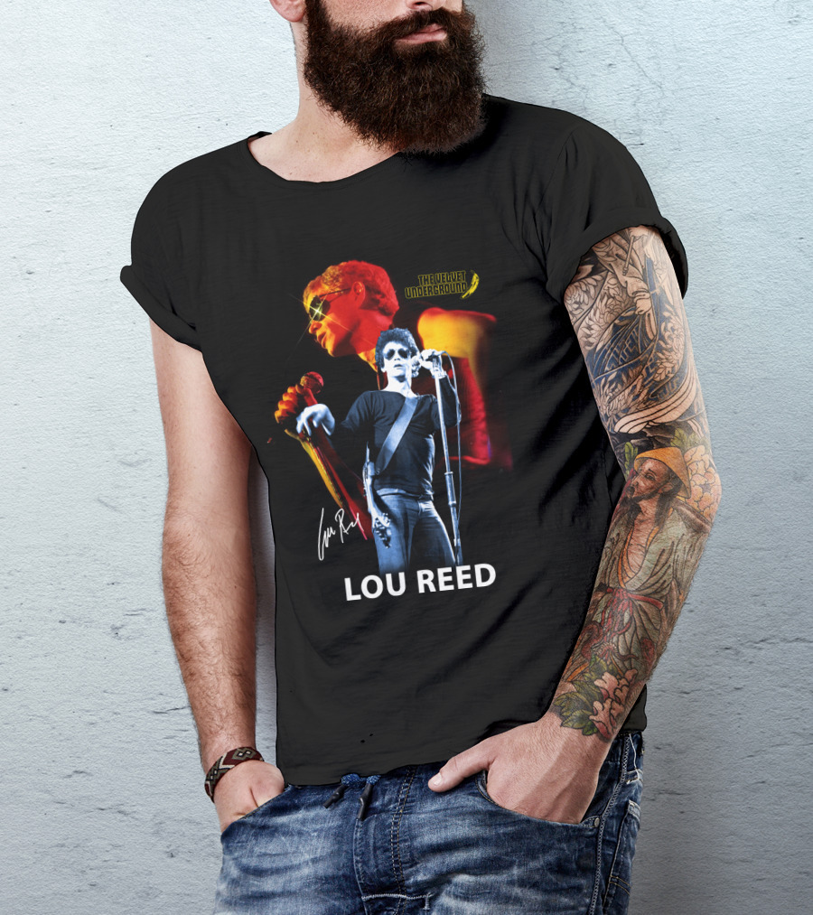 Lou Reed Velvet Underground Iconic Performance T-Shirt