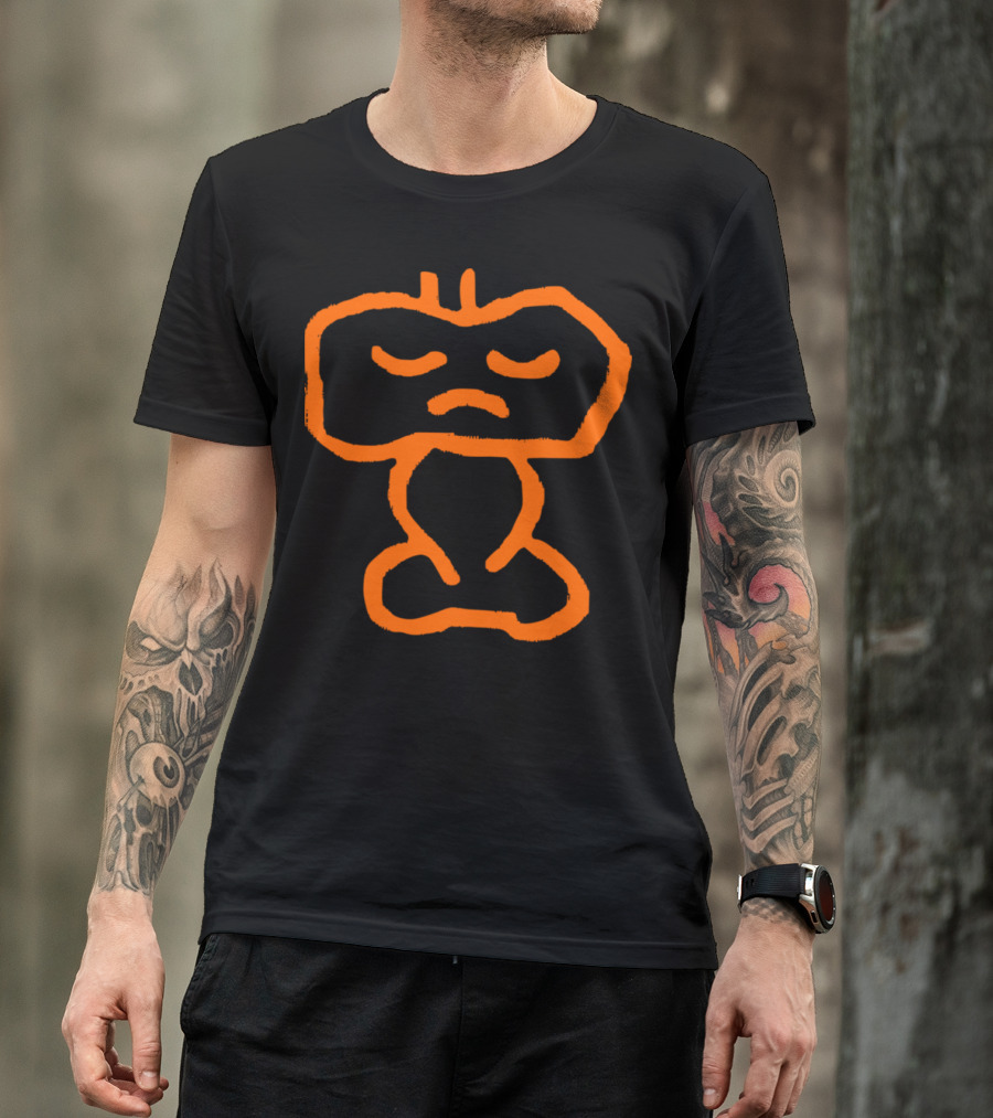 October Halloween Meditating Pumpkin Orange T-Shirt
