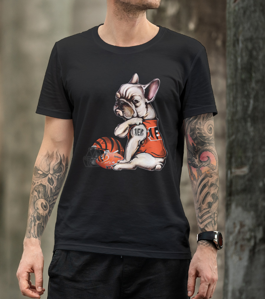Cincinnati Bengals Pug Helmet Football 18 T-Shirt