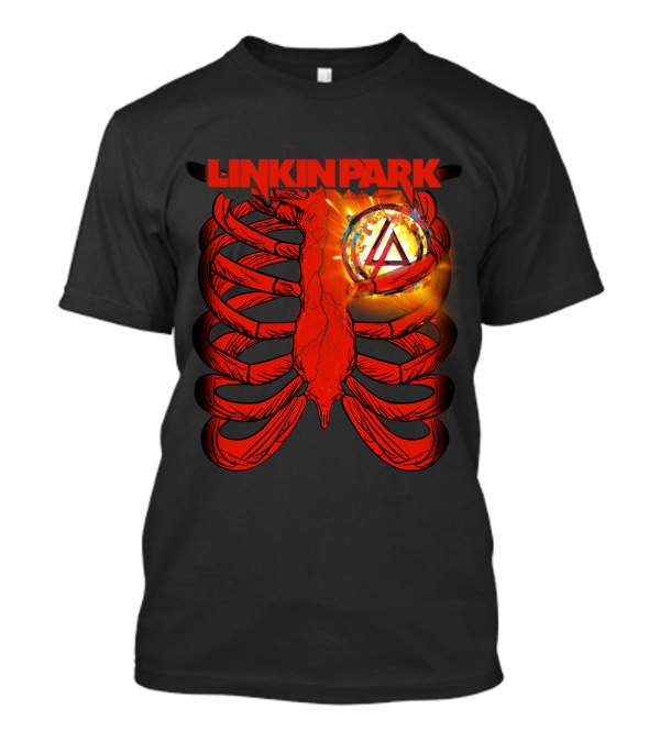 LINKIN PARK Fiery Ribcage Emblem T-Shirt