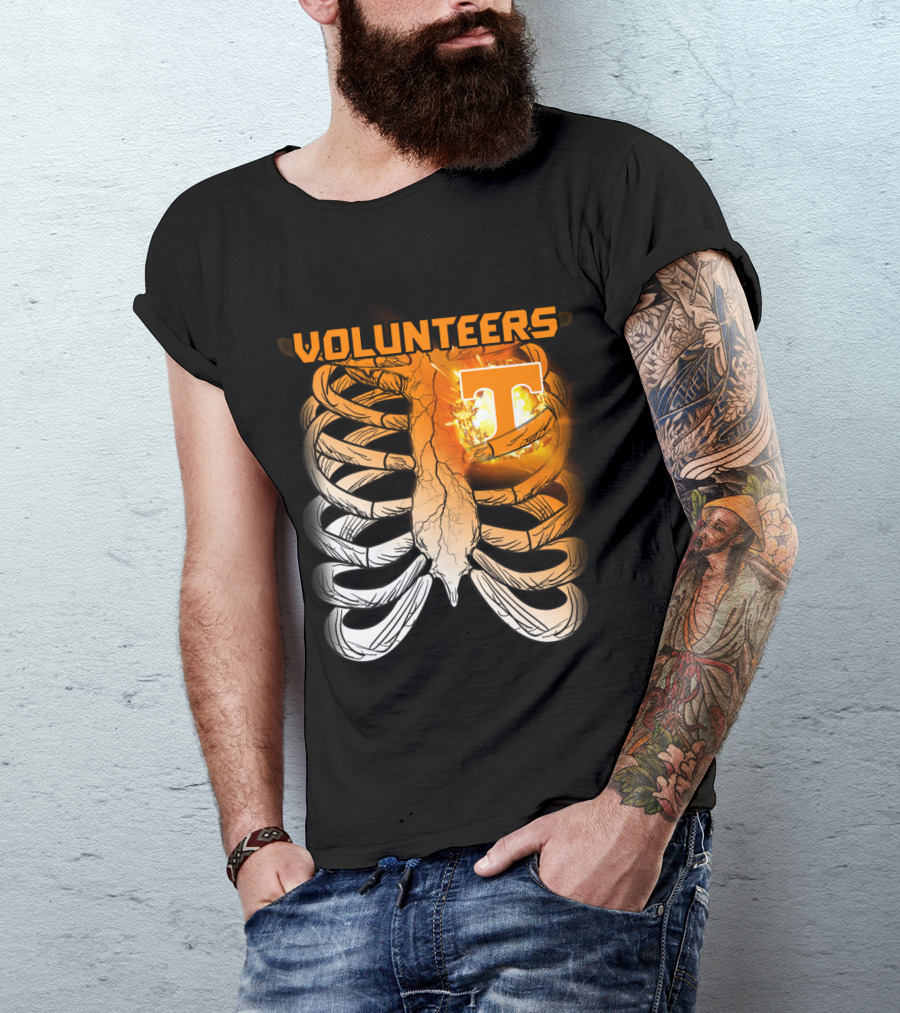 Volunteers Tennessee T Logo Ribcage T-Shirt