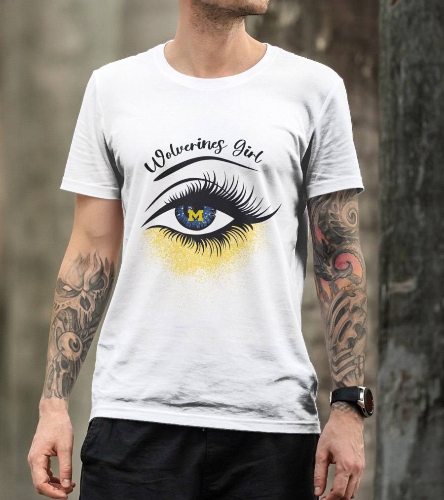 Wolverines Girl M Eye T-Shirt