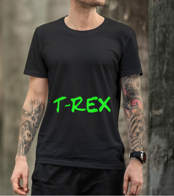 T Rex Dinosaur Skull T-Shirt