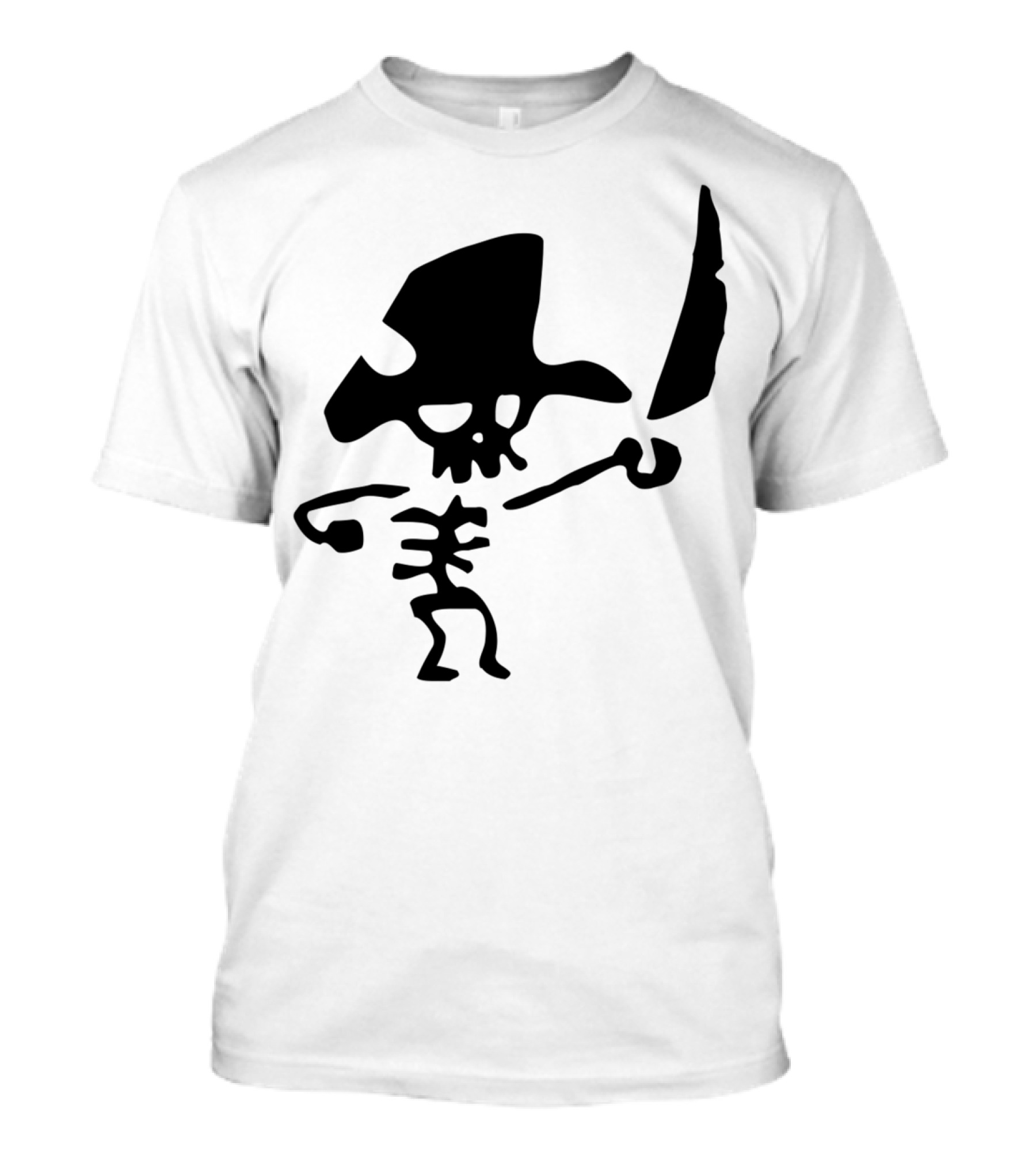 Pirate Skeleton With Hat And Sword T-Shirt