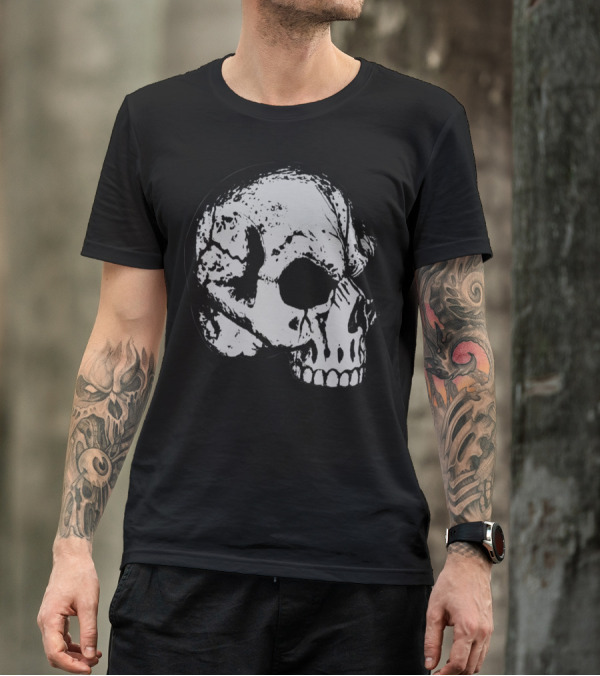 Demonic Skull Art Grim Aesthetic T-Shirt