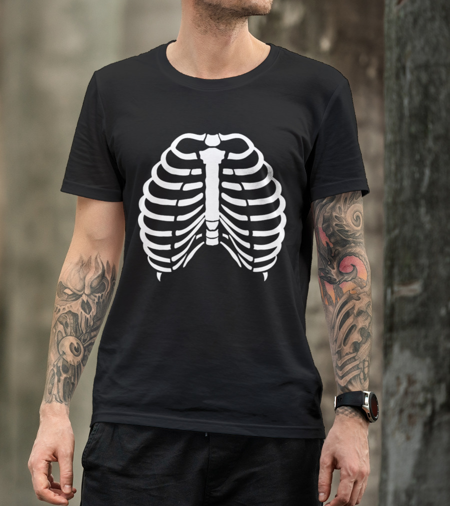 Funny Skeleton Rib Cage T-Shirt