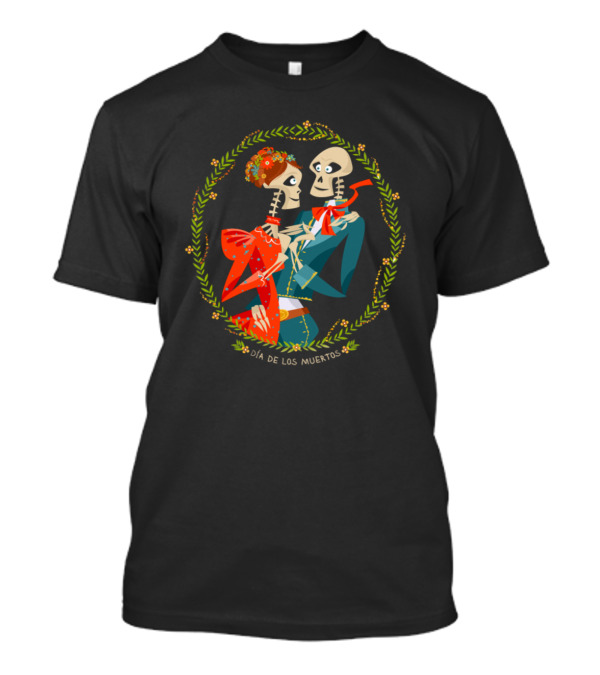 Funny Dancing Skeletons Día De Los Muertos T-Shirt