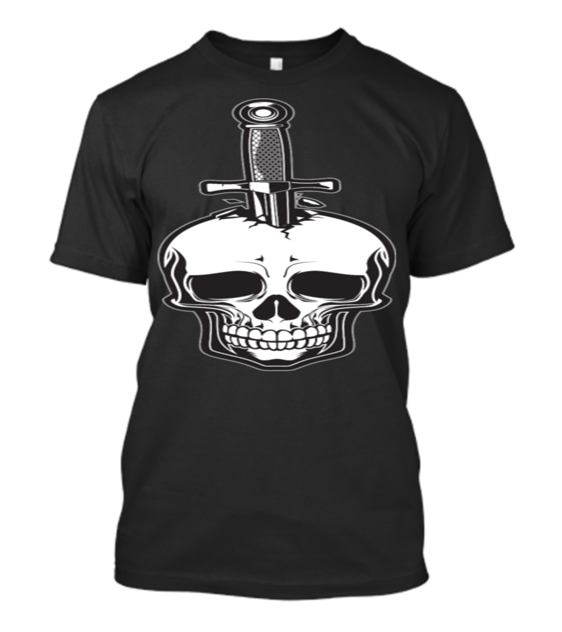 Knife Skull Crossblade Fusion T-Shirt