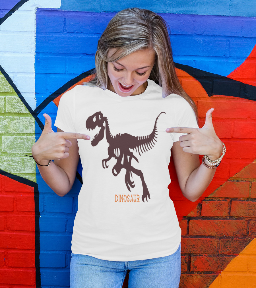 Dinosaur T-Rex Skeleton T-Shirt