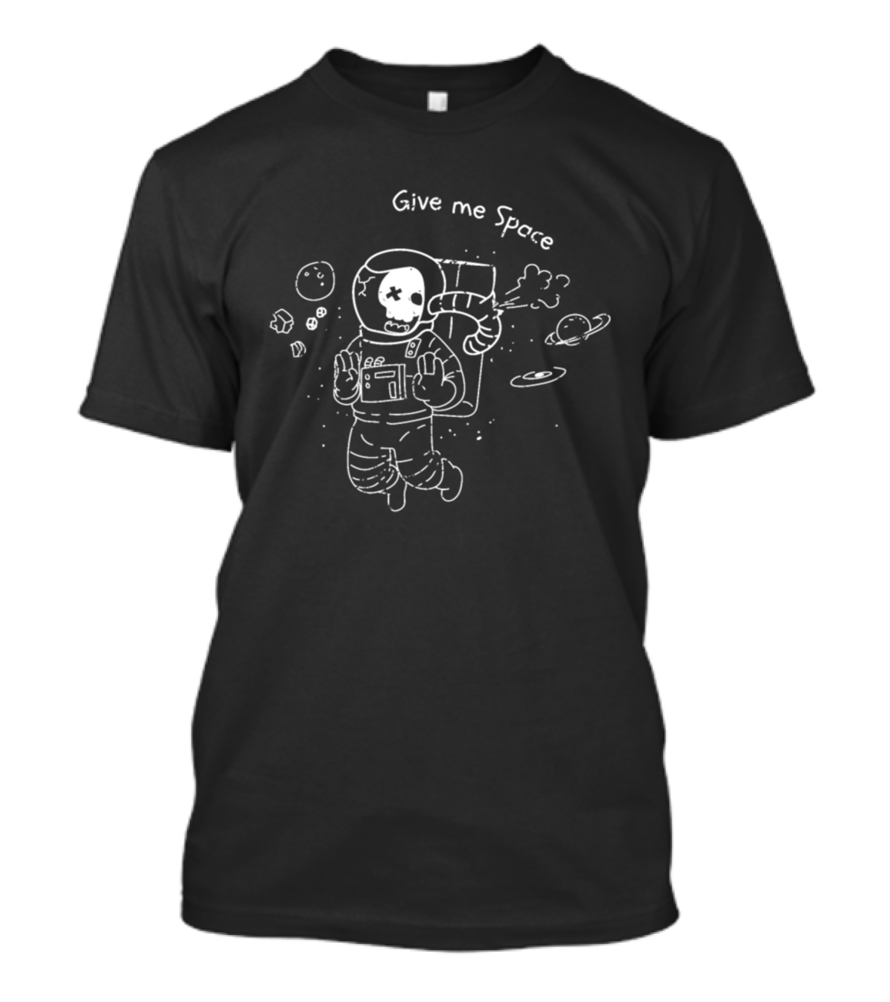 Give Me Space Dead Astronaut Floating In Outer Space T-Shirt