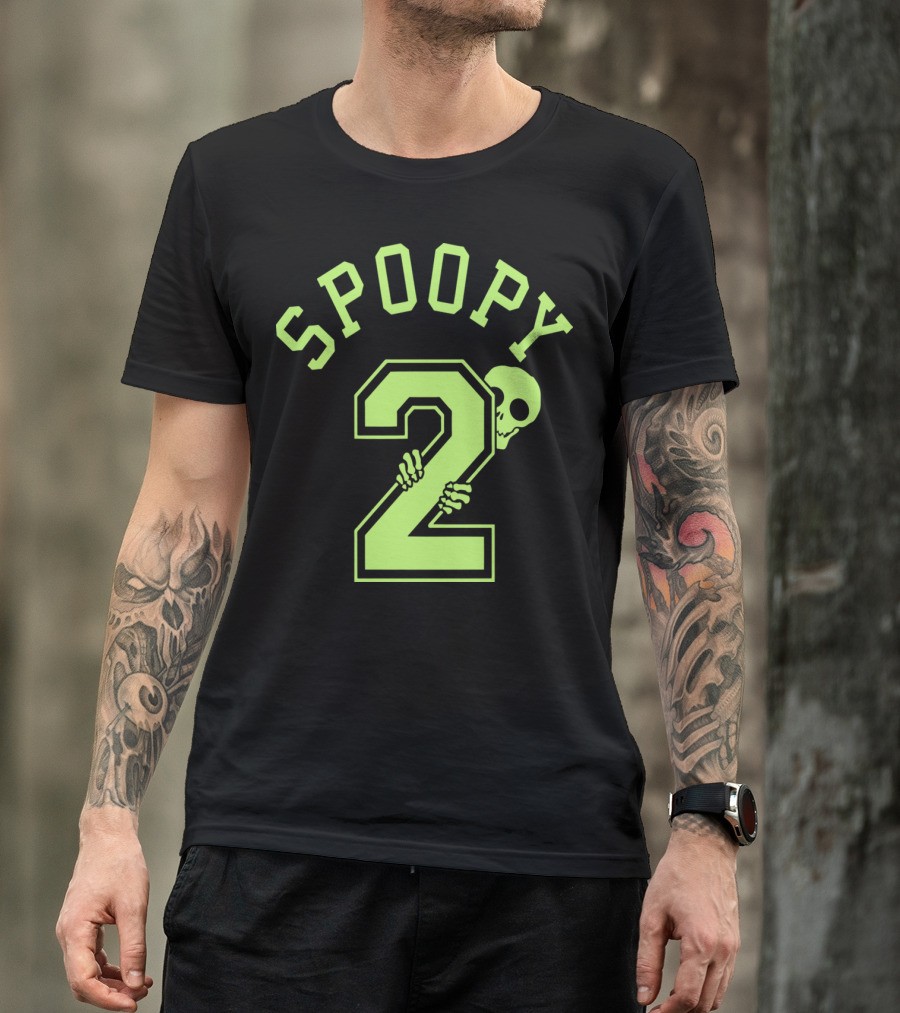 Spoopy Halloween 2 Skull Hands Sporty T-Shirt