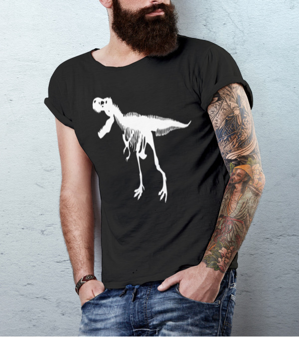 Reptil Rex Dino Bones Scream T-Shirt
