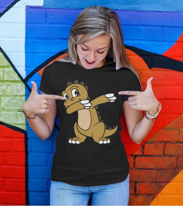 Dabbing Dab Baby Dinosaur Dragon T-Shirt