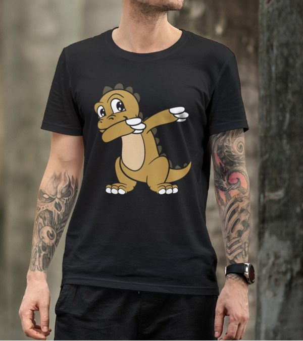 Dabbing Dab Baby Dinosaur Dragon T-Shirt