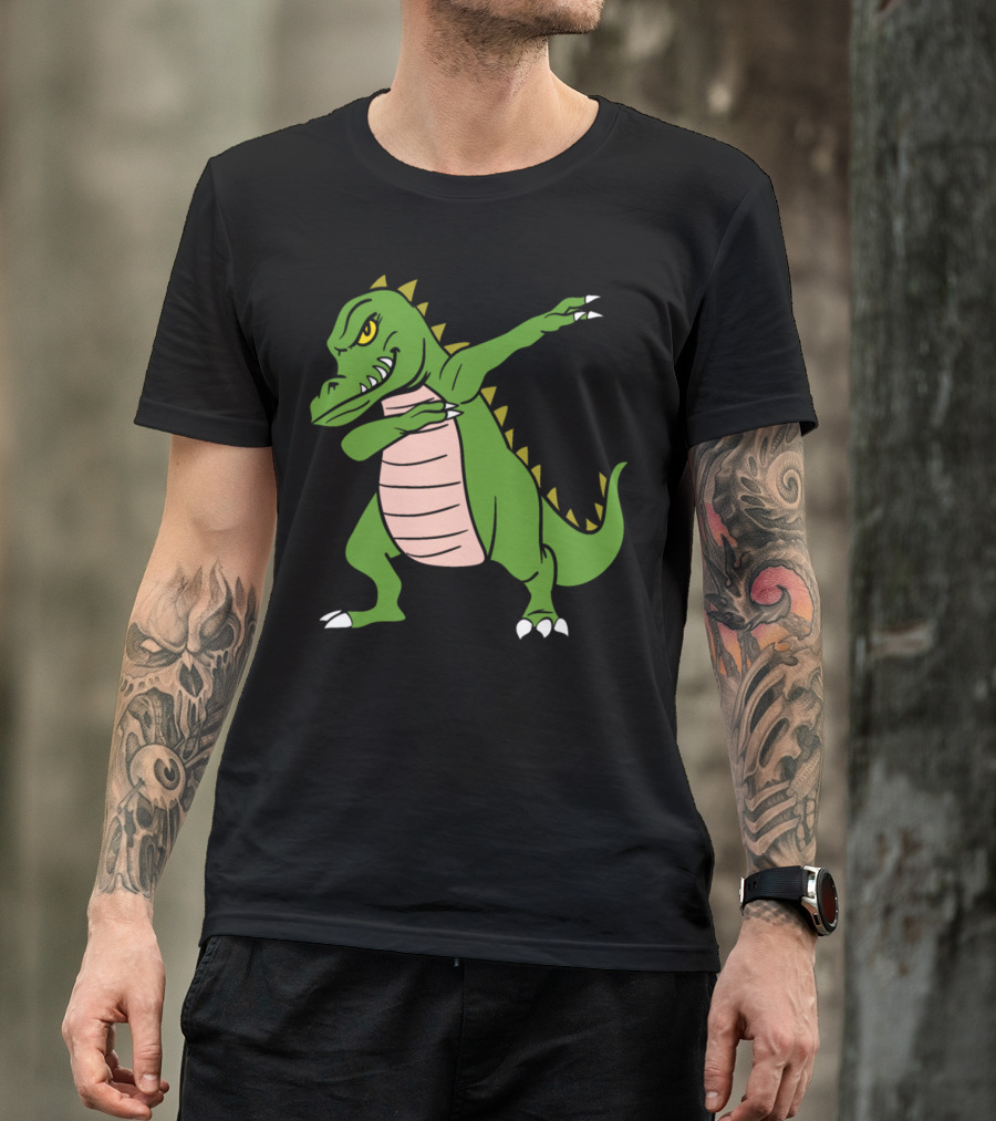 Dabbing Dinosaur Dab Dance Pose T-Shirt