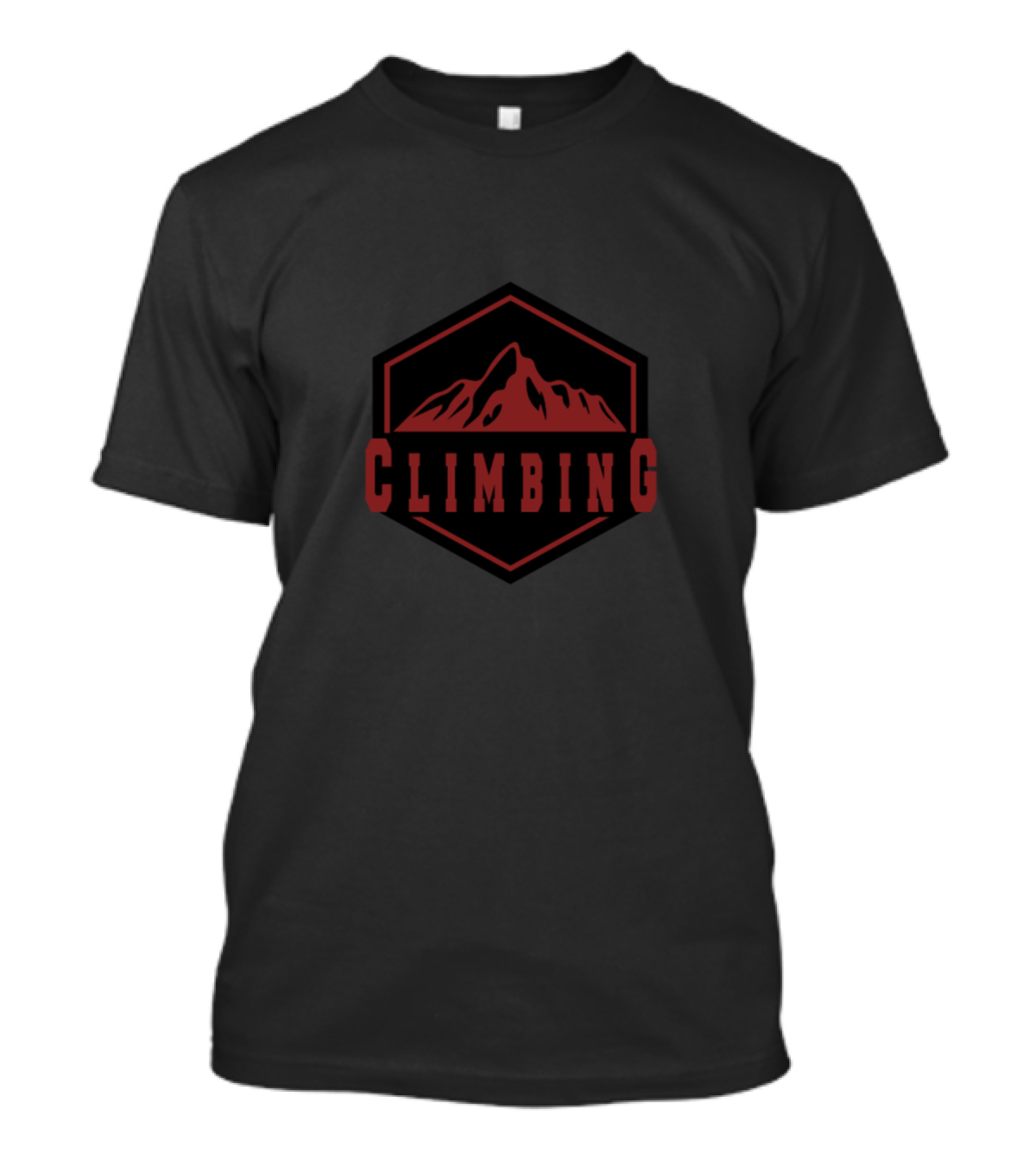 Climbing Mountain Hexagon T-Shirt