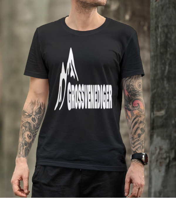 Grossvenediger Mountain Peaks Bold Typography Alpine Adventure T-Shirt