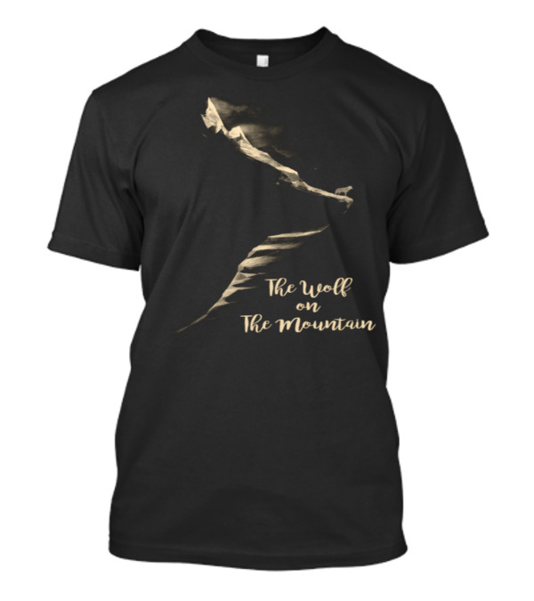 The Wolf On The Majestic Mountain Path T-Shirt