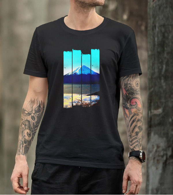 Nature Mountain Fuji Scenic Vista T-Shirt