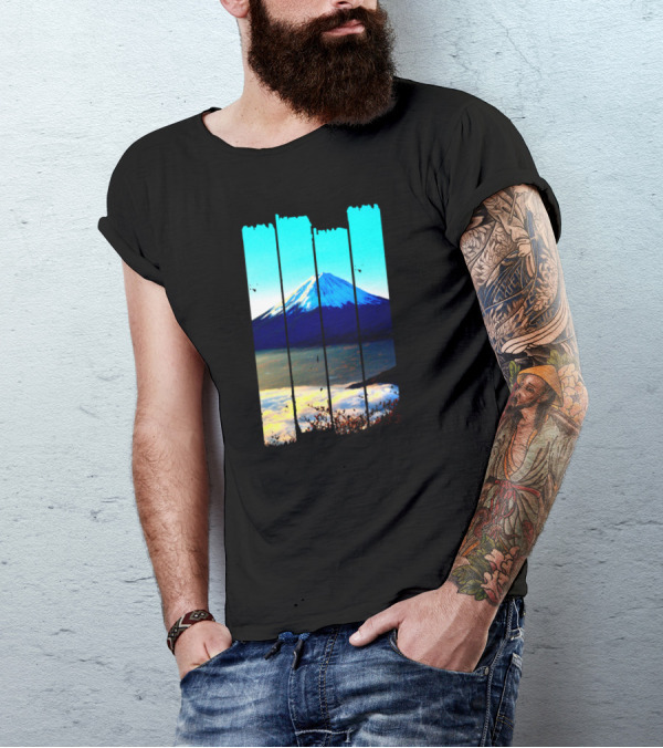 Nature Mountain Fuji Scenic Vista T-Shirt