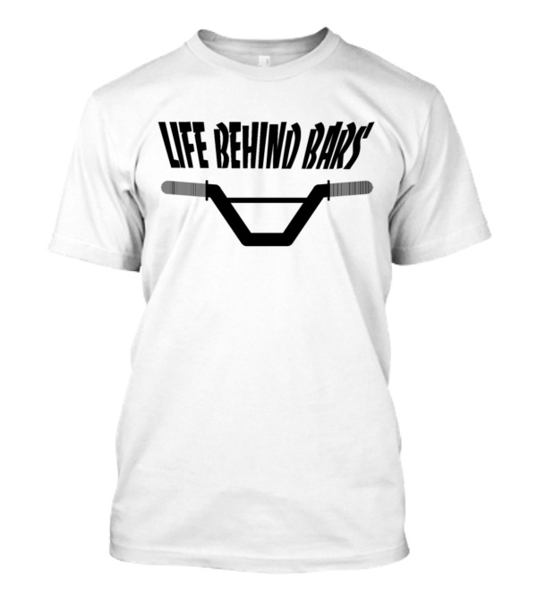 Life Behind Bars Cool BMX Biker MTB Mountain Bike Enduro T-Shirt