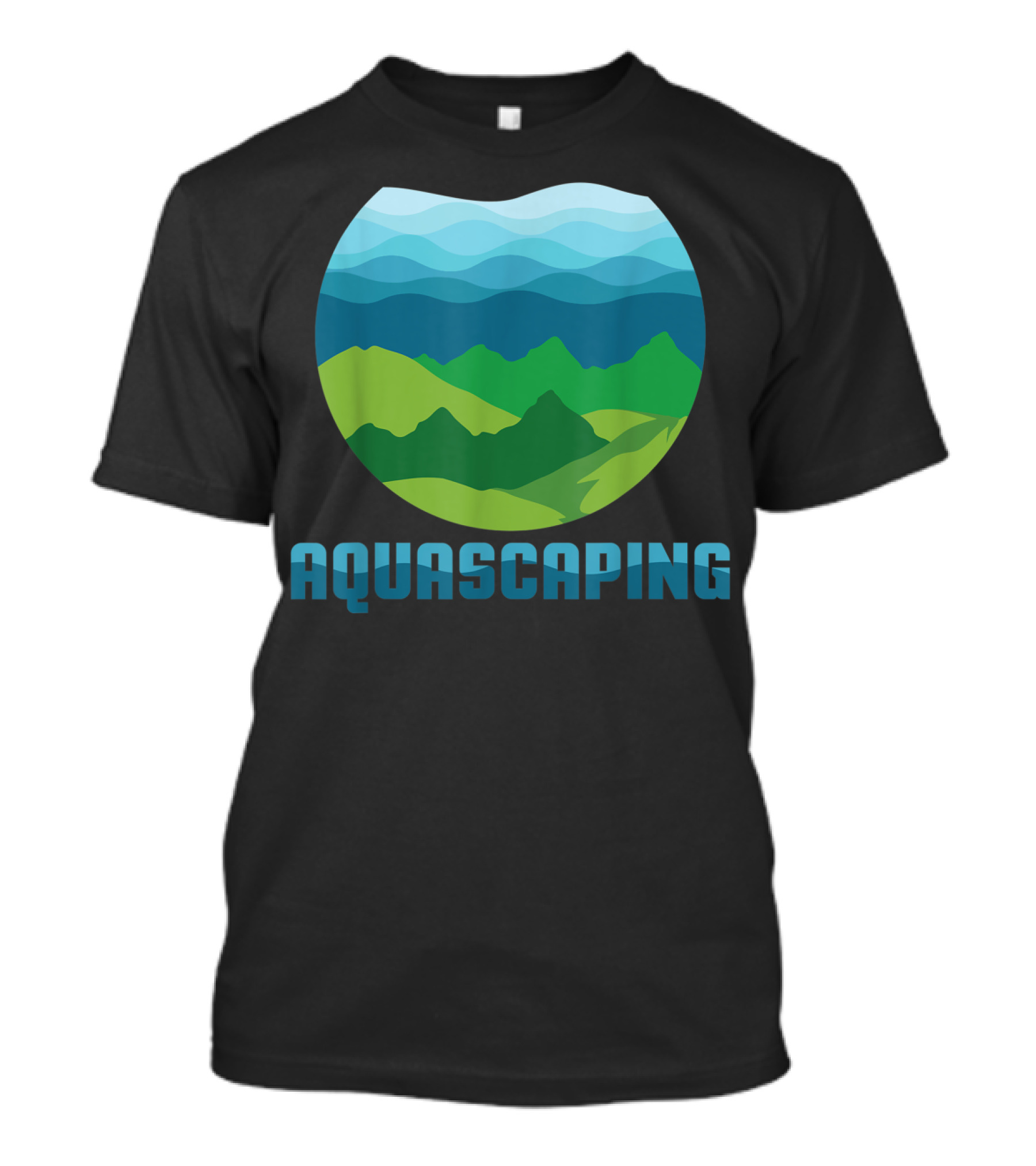 Aquascaping I Aquarium Fish Tank Gardener Nature T-Shirt