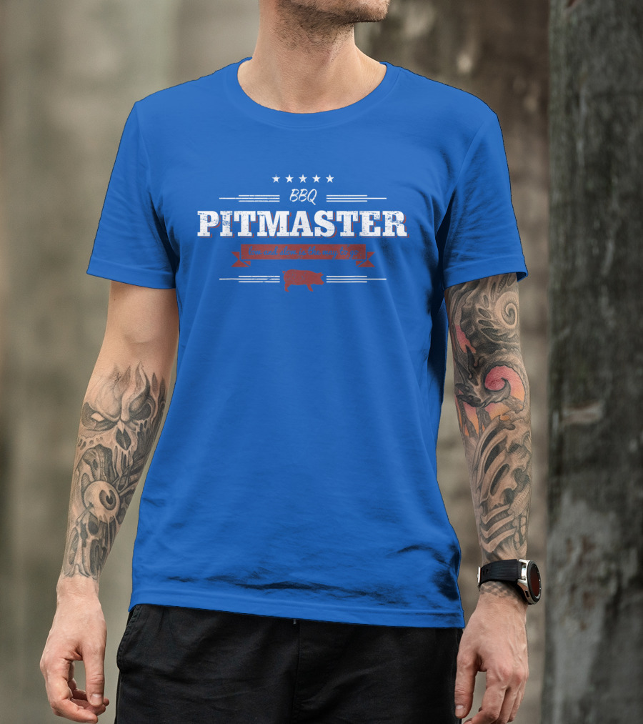 BBQ Pitmaster Low And Slow Is The Way To Go Pig T-Shirt