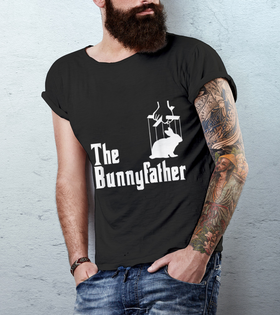 The Bunnyfather Funny Mens Rabbit T-Shirt