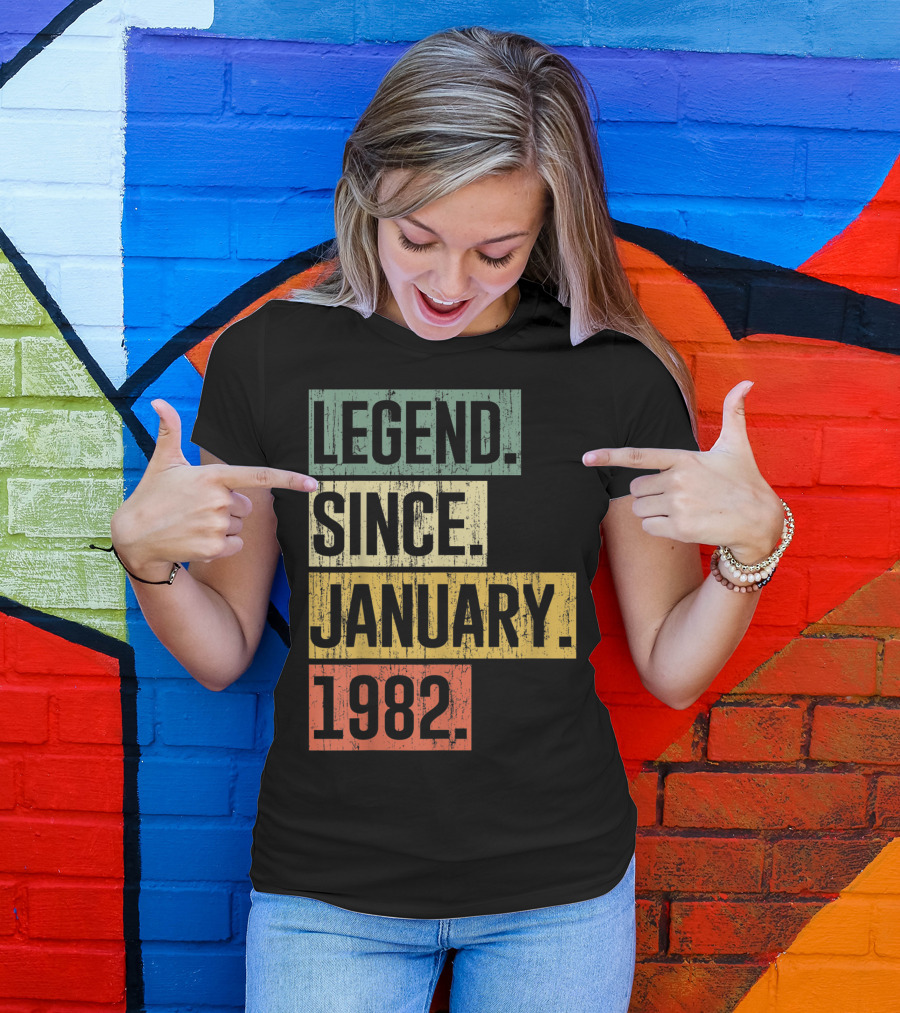 Legend Since January 1982 T-Shirt