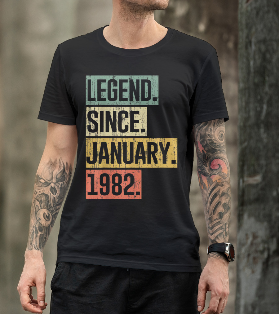 Legend Since January 1982 T-Shirt