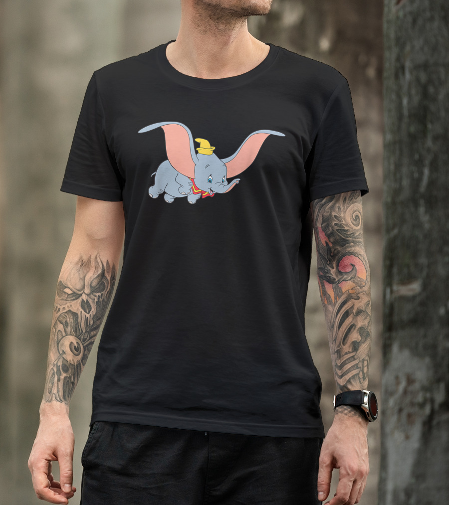 Dumbo Disney Classic Flying Elephant Animation T-Shirt