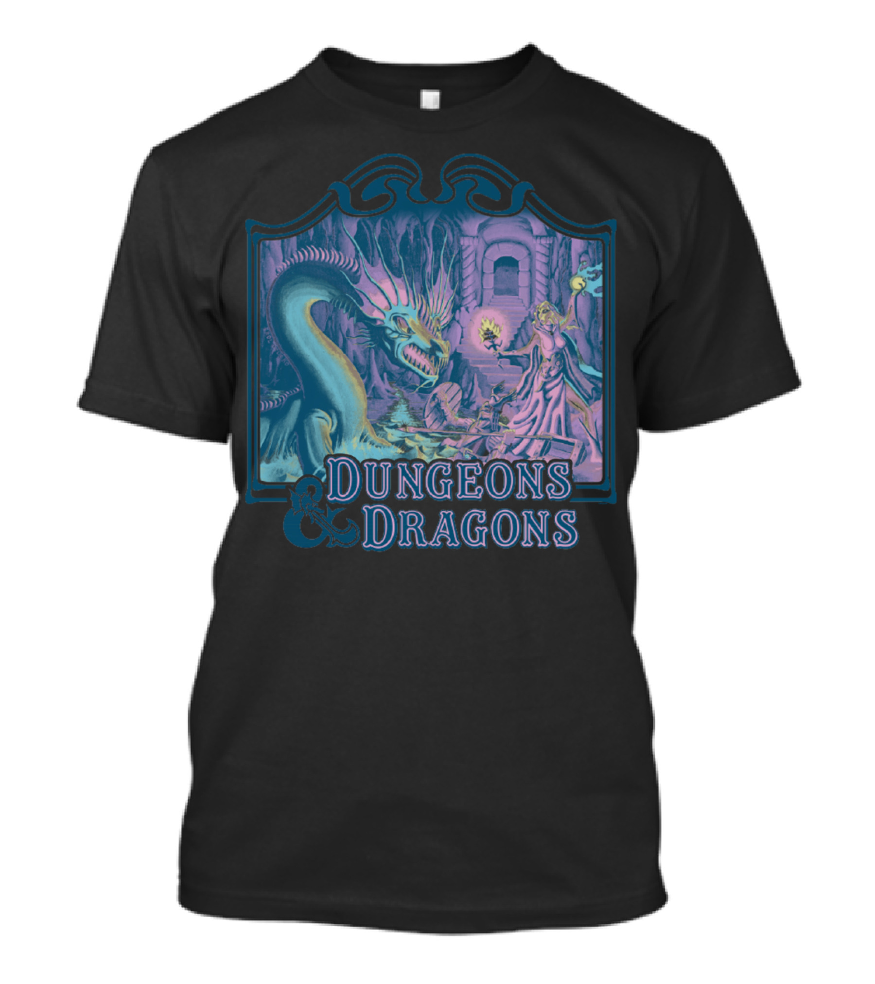 Dungeons Dragons Classic Basic Rule Fantasy Creature Encounter T-Shirt