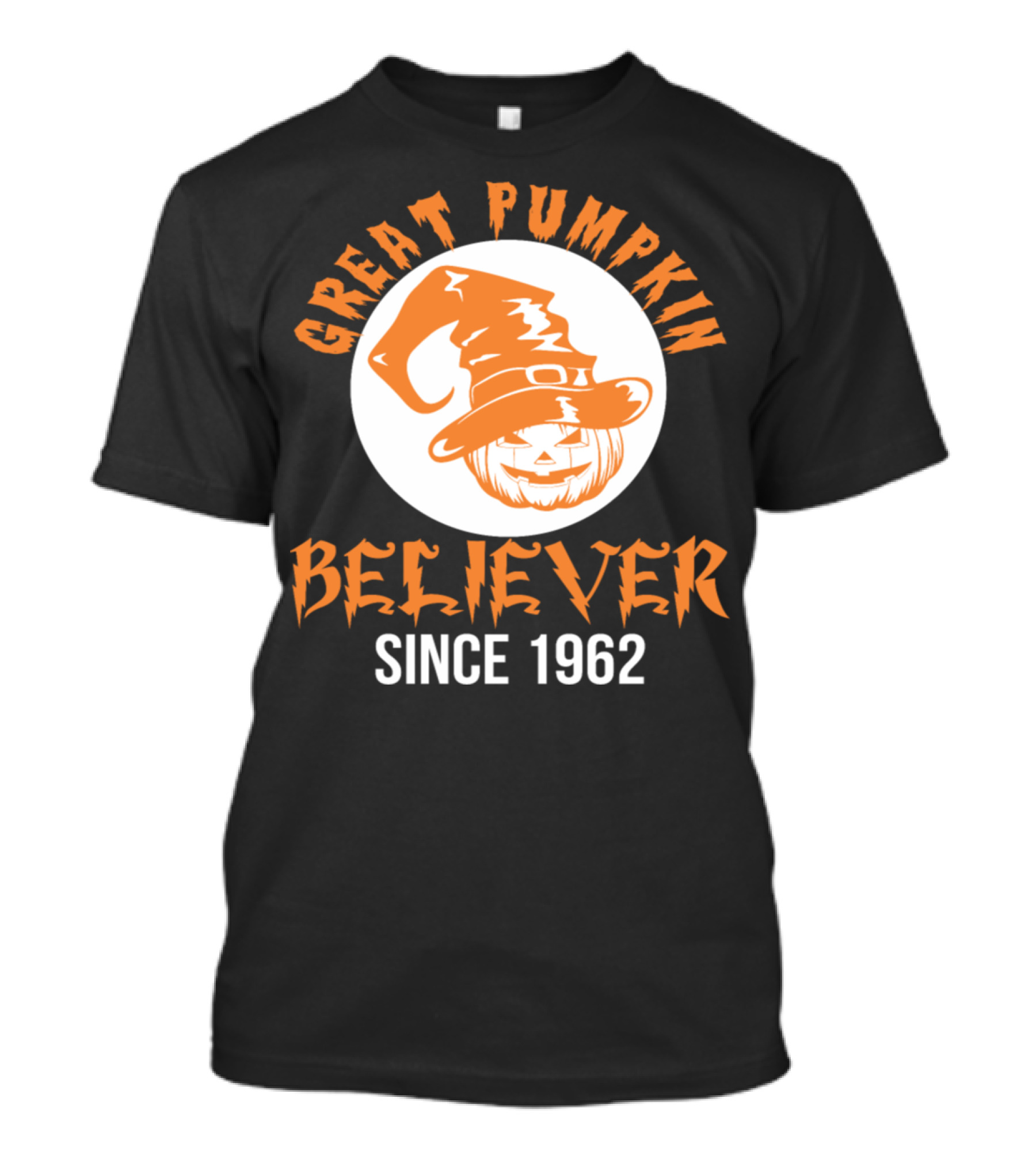Great Pumpkin Believer Since 1962 Halloween T-Shirt