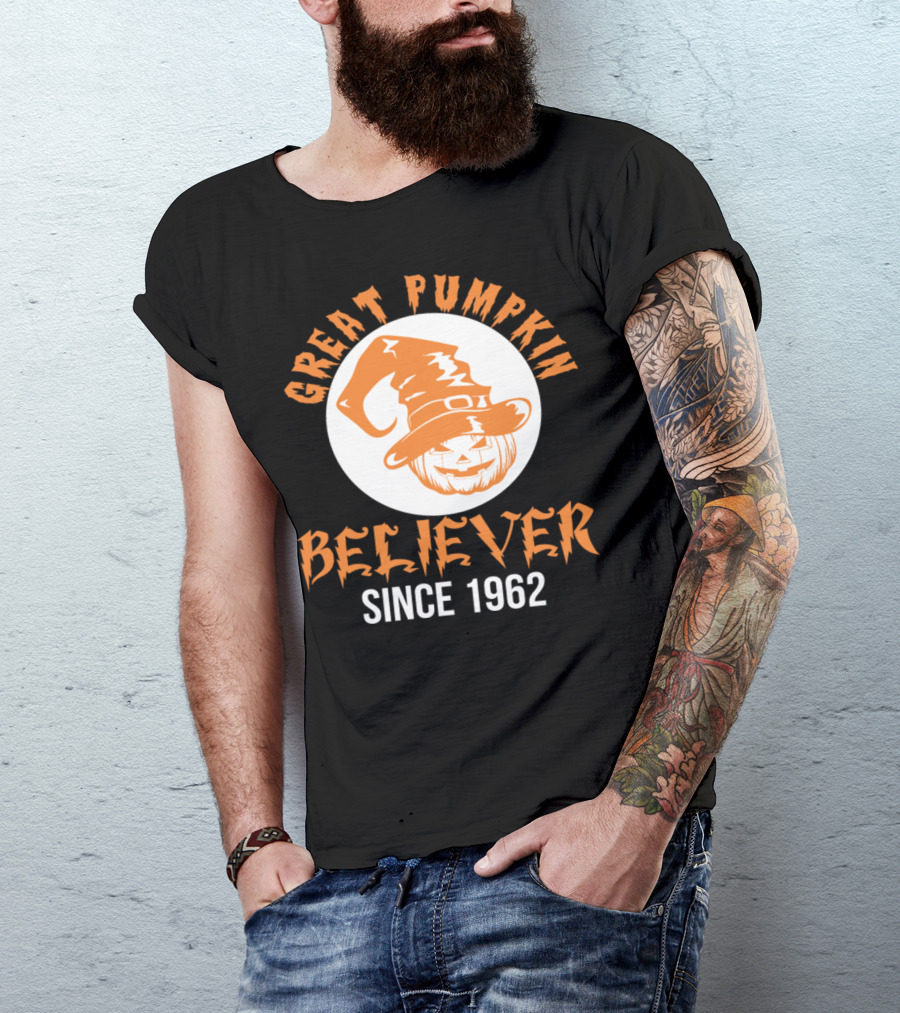 Great Pumpkin Believer Since 1962 Halloween T-Shirt