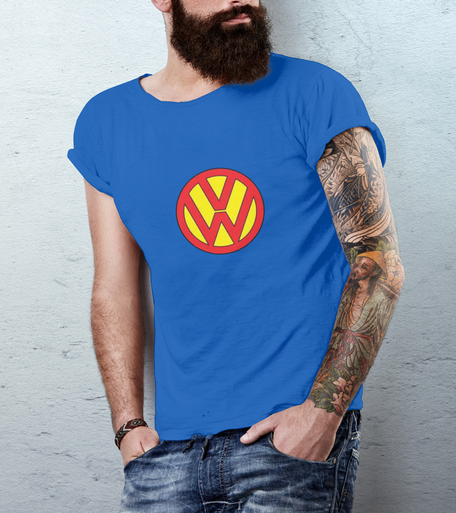 VW Superman Logo Mashup T-Shirt