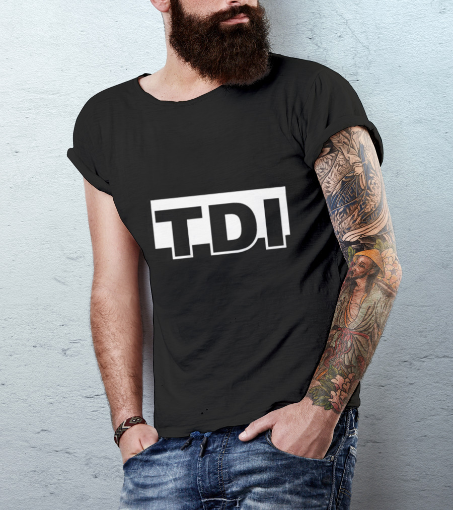 TDI Total Drama Island Logo Font T-Shirt