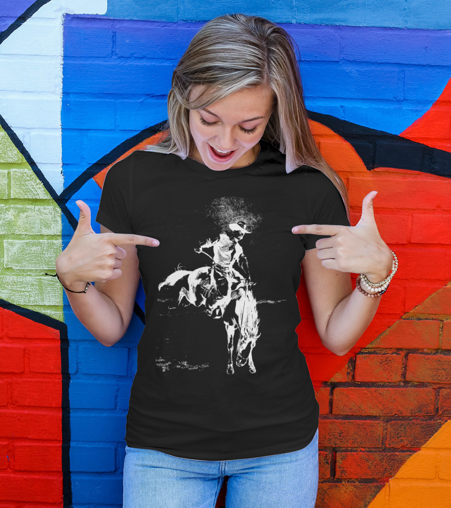 Vintage Cowboy Rodeo Horse Rider Vintage Cowboy T-Shirt