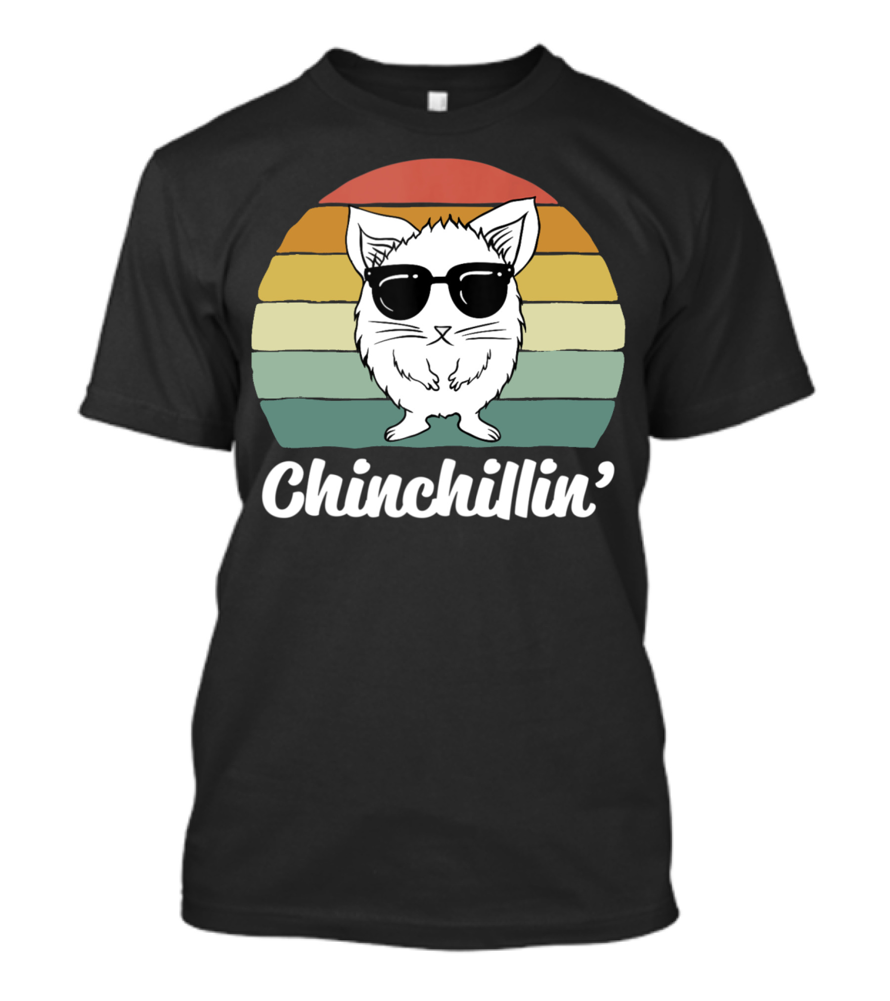 Chinchillin' Retro Vibes For Chinchilla Owner Love T-Shirt