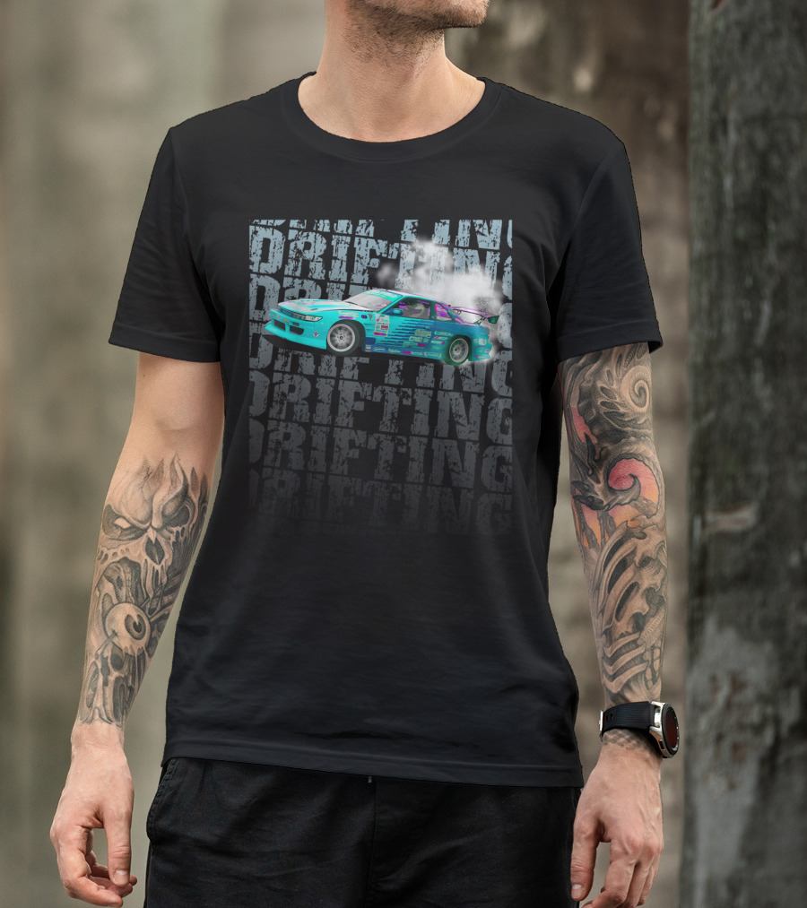 Drifting Car Turbo Smoke Racing T-Shirt